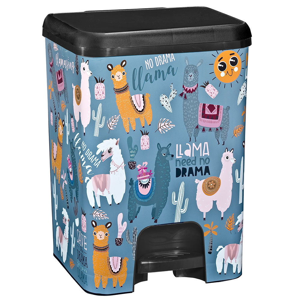 Cubo de Basura (Llamas) con Pedal