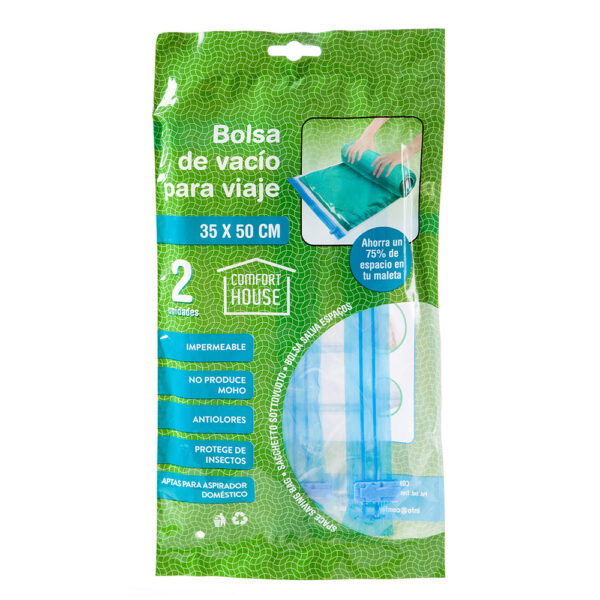 Bolsas de Vacío para Ropa Paquete de 6 unidades | Cierre Hermético | Sellado Impermeable |