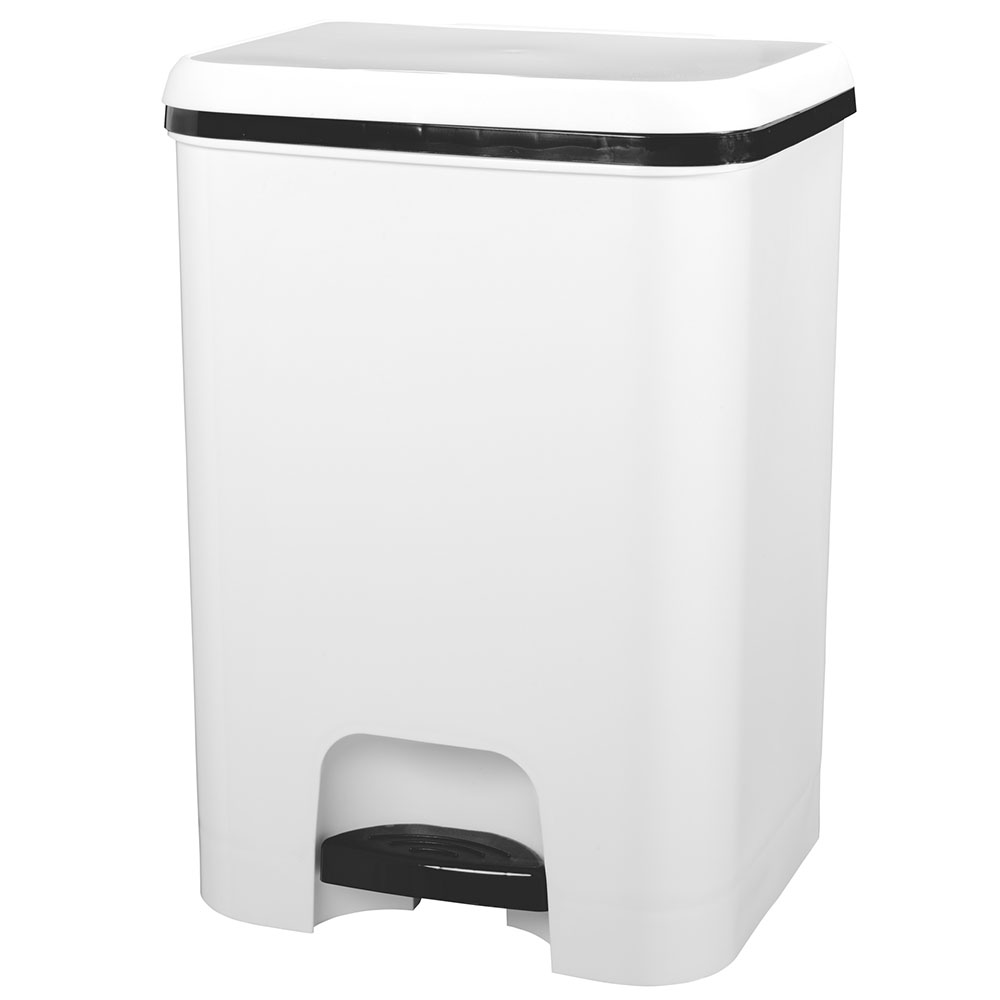 Cubo de Basura con Pedal | 26 litros | Cubo Reciclaje | Cubo de Basura Orgánico Cocina | 1 unidad Piezas Extraíbles | Limpieza Fácil |