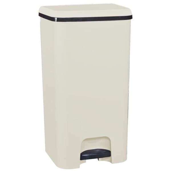 COM-FORT HOUSE | Cubo de Basura con Pedal | Capacidad de 37 litros | Cubo Reciclaje | Color Verde Salvia | Cubo de Basura Orgánico Cocina | 1 unidad | Piezas Extraíbles | Limpieza Fácil