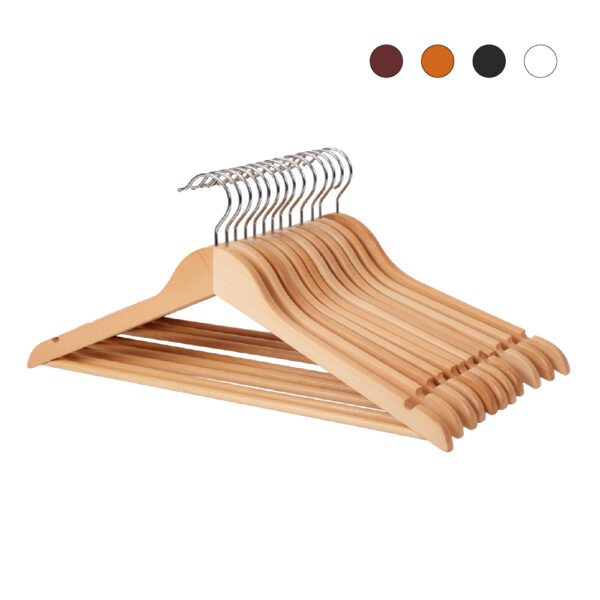 Percha de madera estándar
