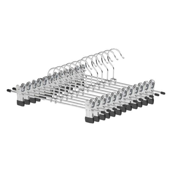 Percha de metal con pinzas