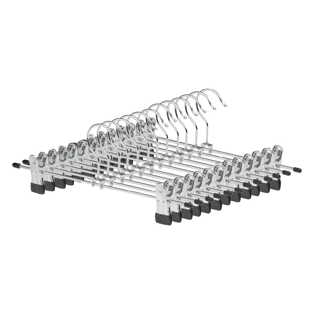 Percha de metal con pinzas